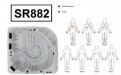 Бассейн спа Sunrans SR882